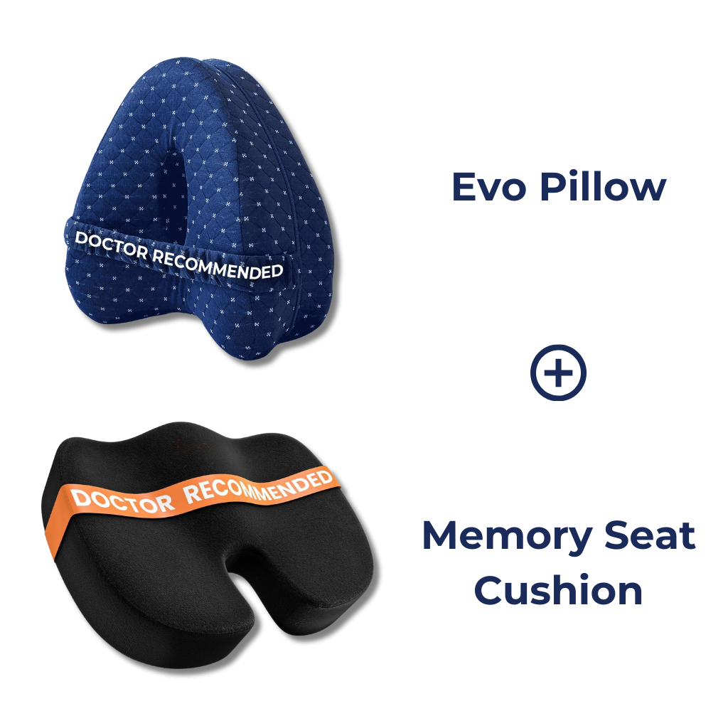 EvoAlign™ Knee Pillow for Sciatica & Hip Pain Relief